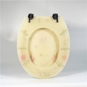 Тоалетно седиште од полирезин – сушен цвет