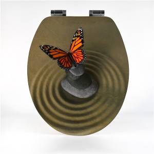 MDF-wc-istuin – Butterfly-tyyppinen