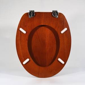 MDF टॉयलेट सीट - लाकडी लिबास 01
