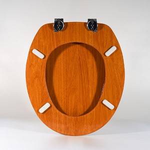 Molded Wood Toilet Seat - Wood Line