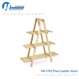 Дървена стойка за стълба за растения