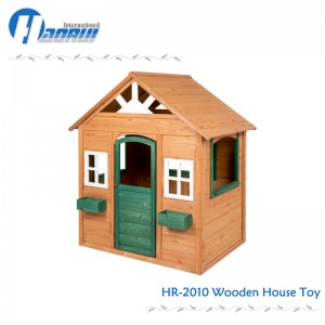 Casa de madeira para nenos, casa de madeira para nenos, casa de madeira para nenos, pequena casa de madeira ao aire libre, casa de xogos de madeira para nenos