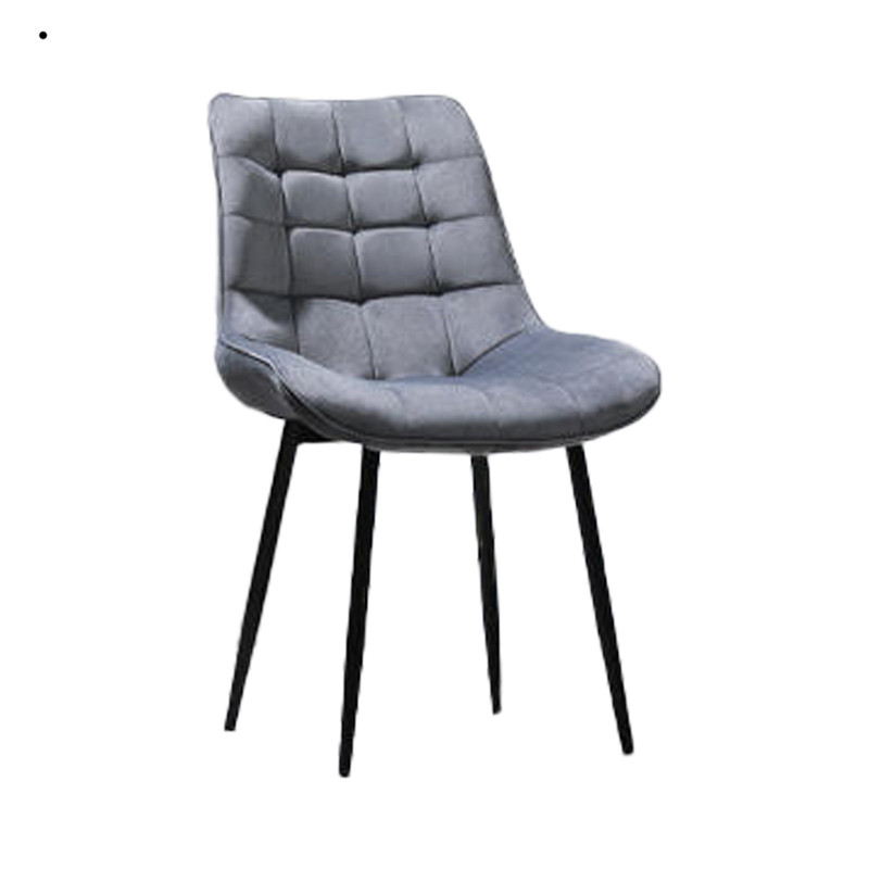 Nordic Velvet Leisure Modern Fabric Dining Chair