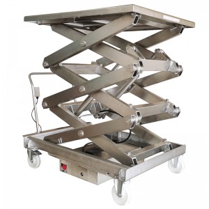Mobile Scissor Lift Mechanical Lift Table Mechanism Three/Four Scissor Lift Table Manufacturer