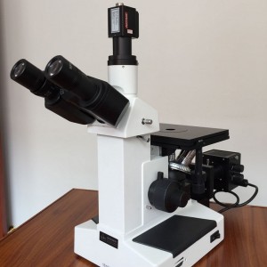 4XC metallograafiline trinokulaarne mikroskoop