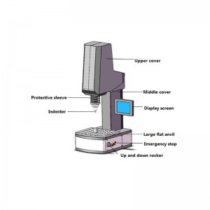 Tester de duritate digital Rockwell automat la scară completă HRSS-150C