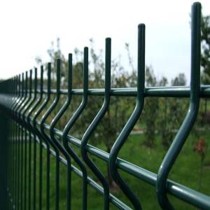 Bảng điều khiển hàng rào 3D với lớp phủ PVC