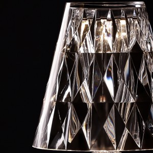 China-Lieferanten Luxus-Gold-Nachttisch-Licht LED-Kristall modern