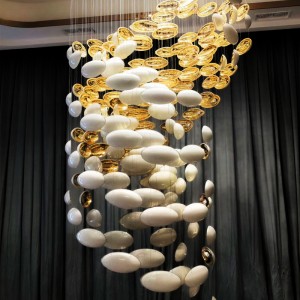 Jiro valin-drihana namboarina amerikanina klasika antitra haingon-trano lafo vidy chandelier jiro