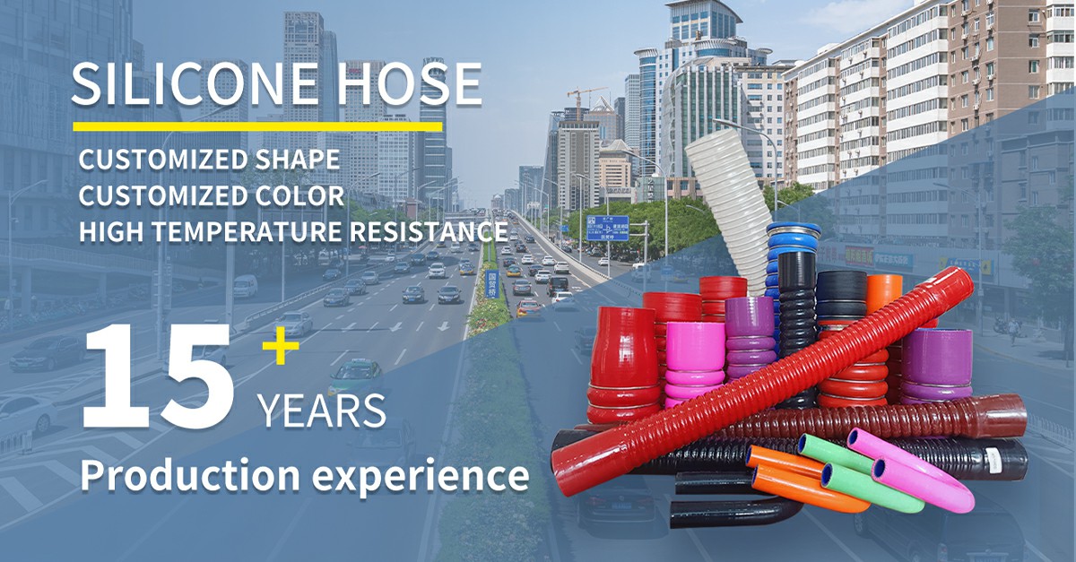 Red Flexible Pipe High Temperature Resistant Silicon Rubber Tubing Featured Image