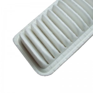 Harga pabrik grosir filter hepa pembersih udara mobil katun non-woven OEM 17801-21030