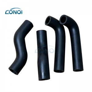 Fabrieksgroothandel zwarte luchtinlaat EPDM rubberen elleboogslang Hoge temperatuur turboverwarmer Industriële EPDM rubberen slang