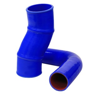 Trung Quốc Sản xuất ống silicone làm mát khuỷu tay tùy chỉnh đầy màu sắc