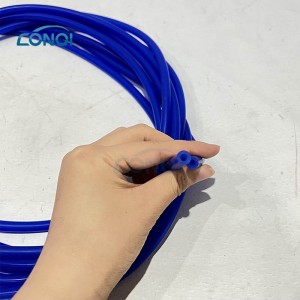 Mėlyna silikoninė žarna Tiesi 8 mm silikoninė vakuuminė žarna