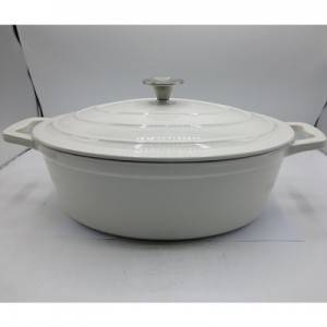 Casserole Dish Iron Braising Pan Oval