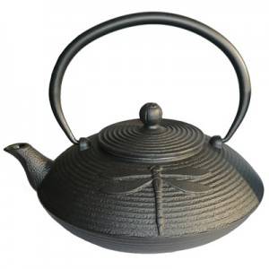 Kanda Iron Teapot ine Stainless Simbi Sefa yeBlack Tea sechipo