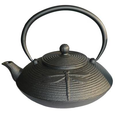 Goss Teapot mat STAINLESS Stol Filter fir schwaarz Téi als Kaddo Featured Bild