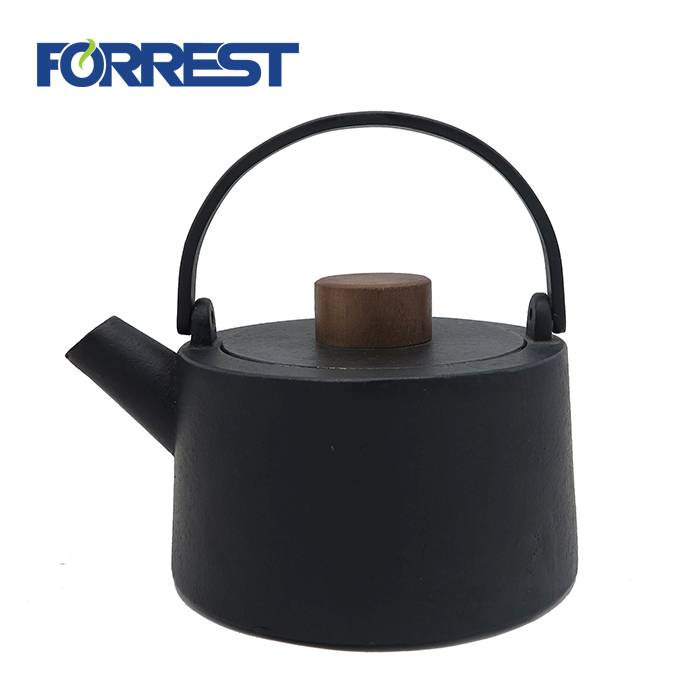 1.1L li-Eurofin tse rekisoang ka ho fetesisa tse amohetsoeng tsa enamel tetsubin cast iron kettle teapot