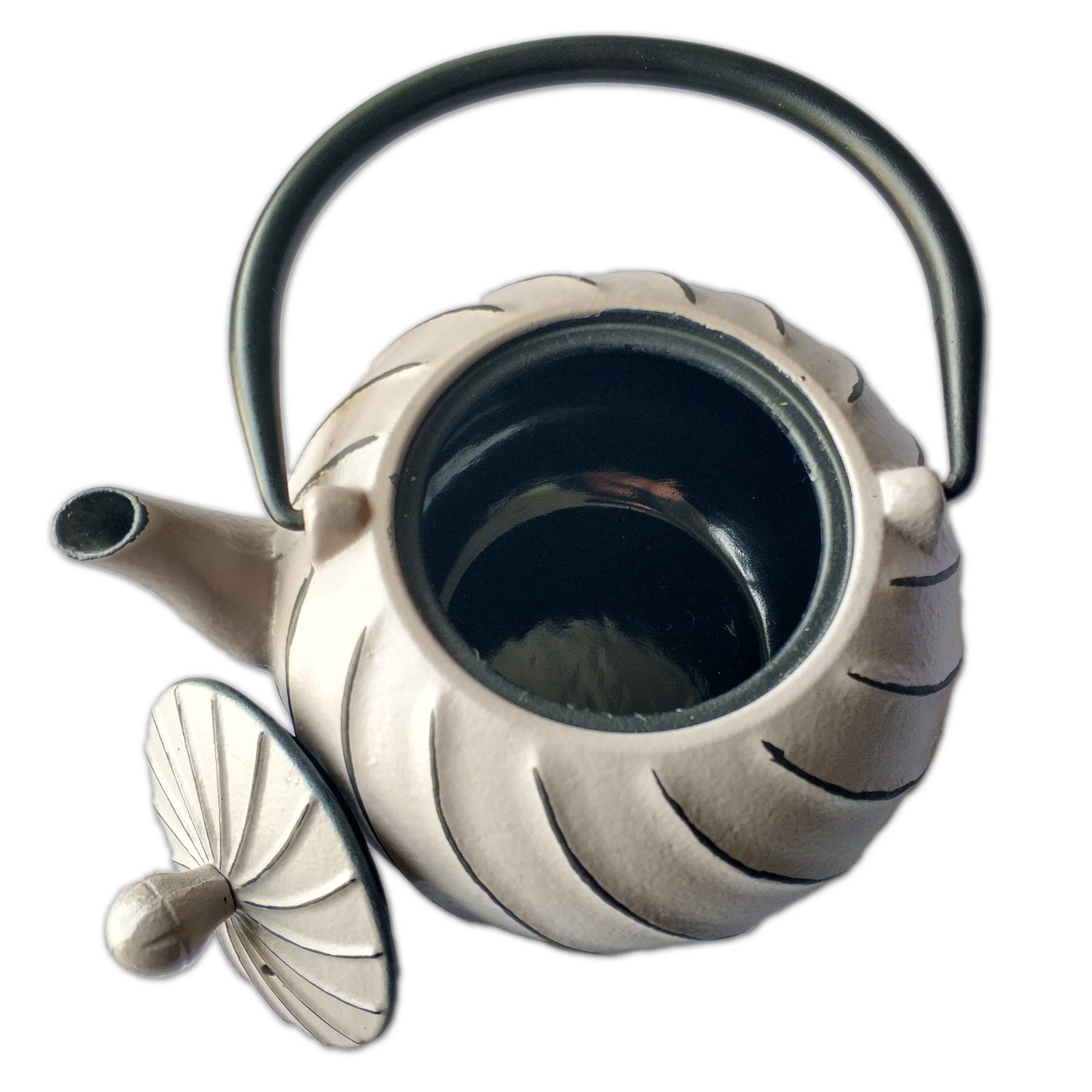 Japanesch Emaille Goss Eisen Teapot 0,8L