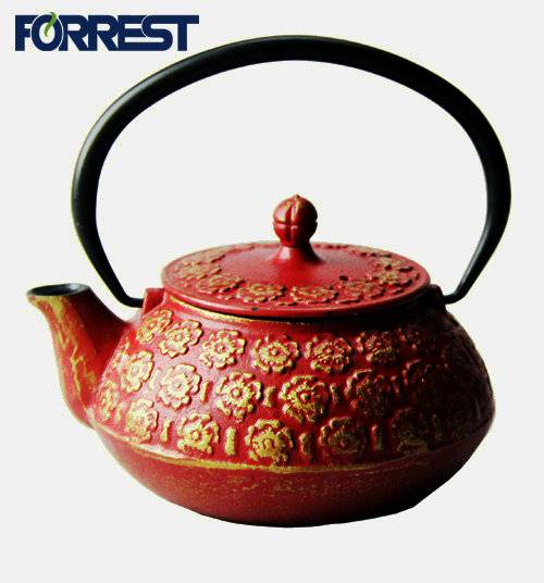 30 አውንስ Cast Iron Teapot Enamel
