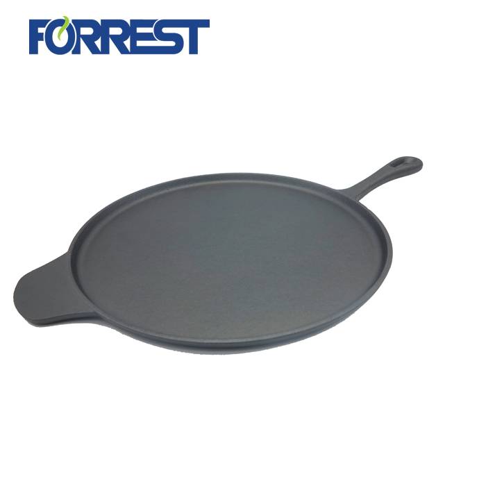 Sartén de hierro fundido de 30,5 CM de diámetro Disa utensilios de cocina de hierro fundido pretemporados aprobados por la FDA
