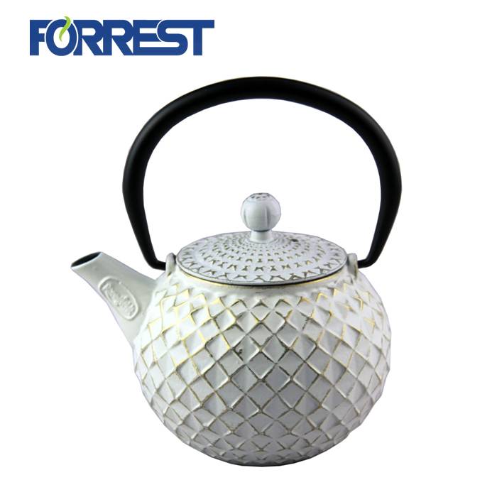 تصميم جديد مينا غلاية شاي صينية إبريق شاي من الحديد الزهر