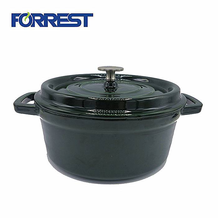 ອາຫານທີ່ມີສີ insulated ອຸ່ນ Enamel Casserole Cast Iron casserole Ceramic