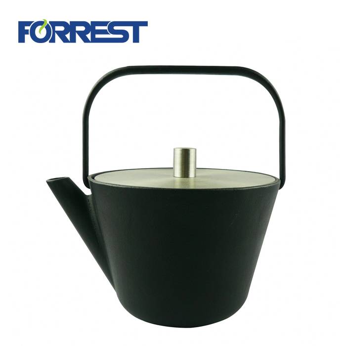 I-enamel cast iron teapot