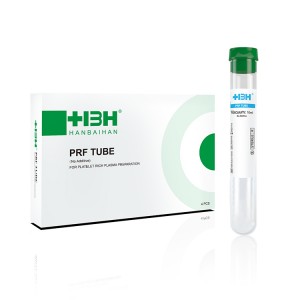 I-HBH PRP Tube ngaphandle kwe-Additive 10ml PRF Tube
