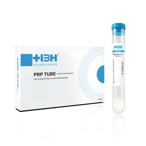 HBH PRP ቲዩብ 10ml ከመለያዬት ጄል ጋር