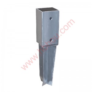 Concrete Post Anchor Square Swiere sink Coated Deck Post Brackets