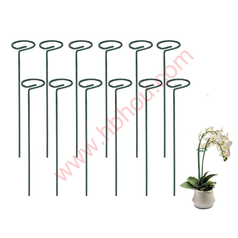 Поддршка за колци на растенијата, Растителни прстени за стап за поддршка на градина со едно стебло