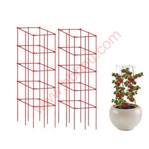 Cages de support de plantes carrées, tours de tomates pour grimper, treillis de plantes