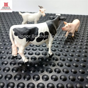 Stall-Kuh-Pferde-Fußmatten aus Gummi für schwere Viehbestände