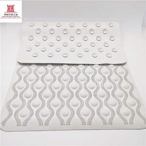 Corrugated bathroom antiskid mat