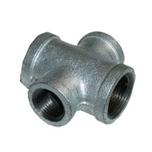 Hot New Products China Pipe Fitting Cast clamp Mech Galvanized Maleable Iron අංශක 90 වැලමිට
