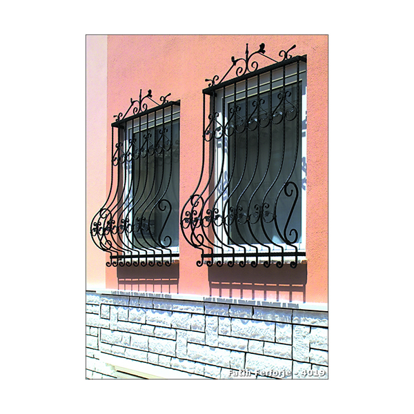 Made in China used diy custom metal custom metal terrace ss window grill invisible window grill