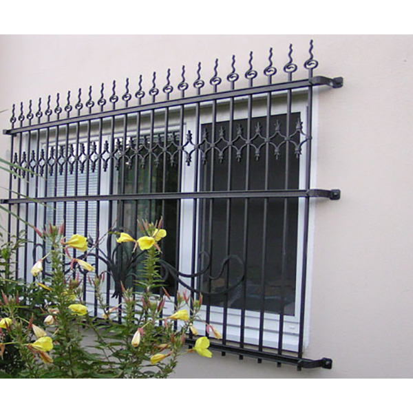 Indonesia used modern ornament simple balcony metal window grills for sale wrought iron window grills for sale