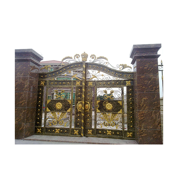 Russian wholesale factory price metal gates and railings near me small iron gates cost iron estate gates