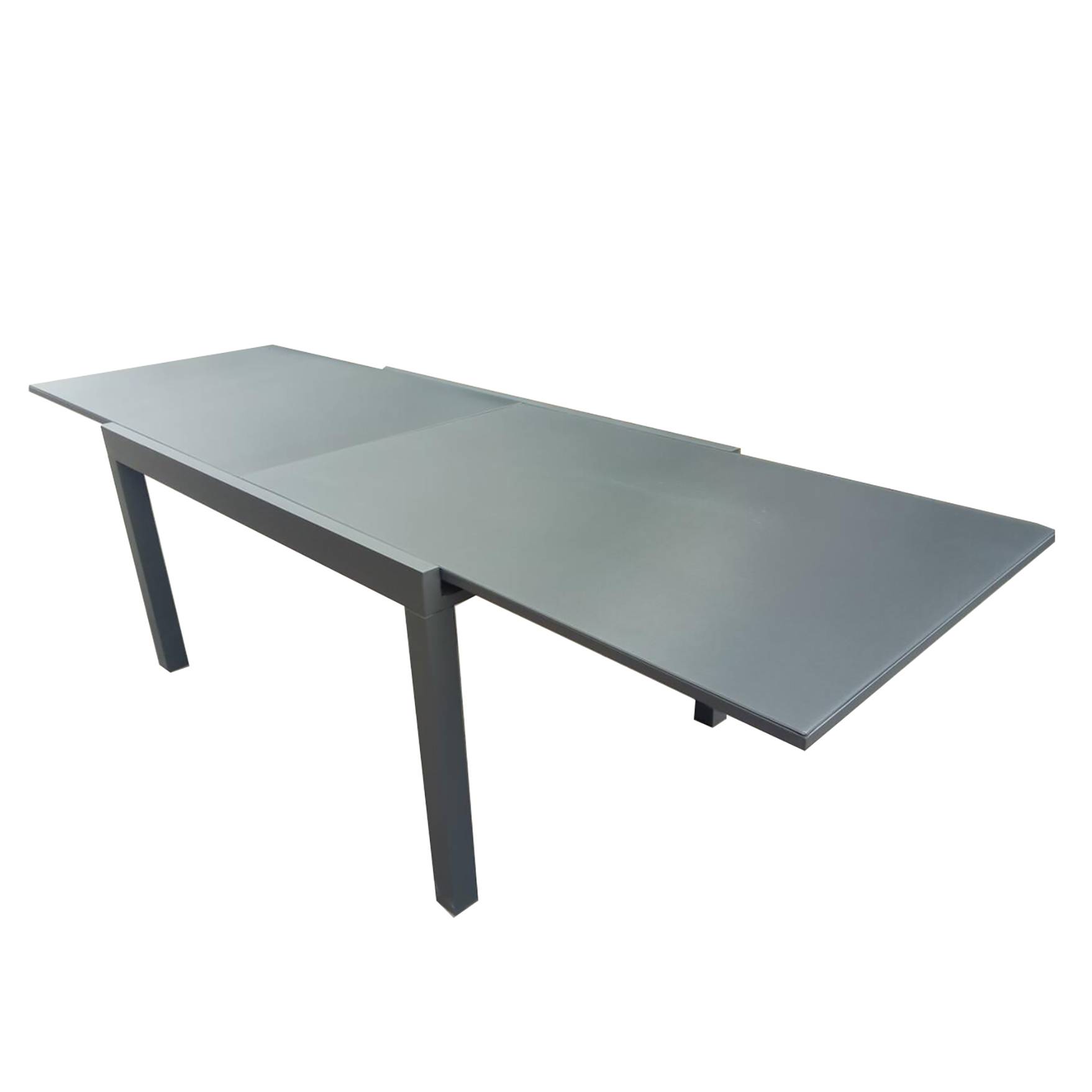 Meaafale i fafo Aluminum Extension Table Lau'a'ai laulau Ofisa