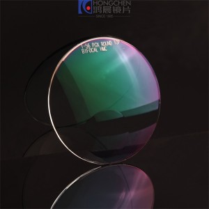 1.56 photochromic round top bifocal hmc optical lens