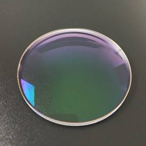 OEM/ODM Factory High Index 1.61 Aspheric Green Coating Asp UV400 Hmc optiska ögonlinser