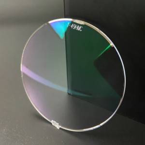 1.49 Ống kính quang học HMC chống phản chiếu lớp phủ màu xanh lá cây