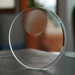 1.56 Halffabrikaat Fotogrijze bifocale UC optische lens met ronde bovenkant