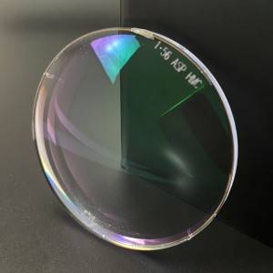 OEM / ODM Fabrika Yüksek Endeksi 1.61 Asferik Yeşil Kaplama Asp UV400 Hmc Optik Göz Lensleri