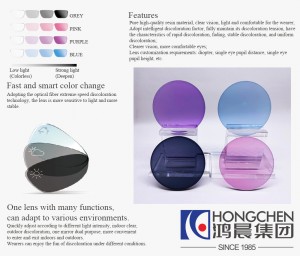 El precio más barato 1,56 transiciones de protección ocular lentes fotocromáticas revestimiento Hmc foto gris/marrón