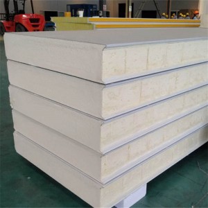 Online Exporter External Cladding Panels - China Gold Supplier for China New Technology Building Material Metal Decoration and Heat Insulating House External Wall Cladding PU Sandwich Siding Panel...