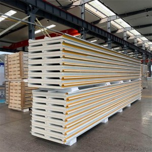 Leading Manufacturer for Insulated Aluminum Roof Panels - OEM/ODM Factory China Insulated Wall Roof Boards PU/PIR/Rockwool/Polyurethane/Glasswool/EPS Waterproof Sandwich Panels for Workshop Prefab...