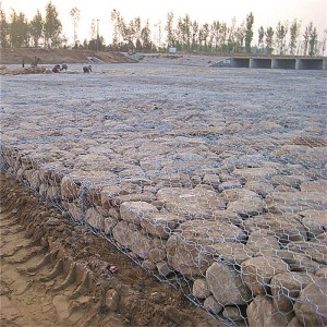 Gaiolas de gaviones recheas de rocha galvanizada de alta calidade