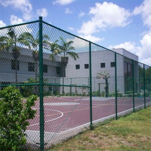 chain link fence&Diamond Fence&chain link wire mesh fence&football fence&basket fence